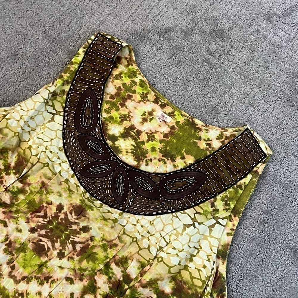 Reba Wear Into The Wild Multi Color Slip Dress - Picture 4 of 6